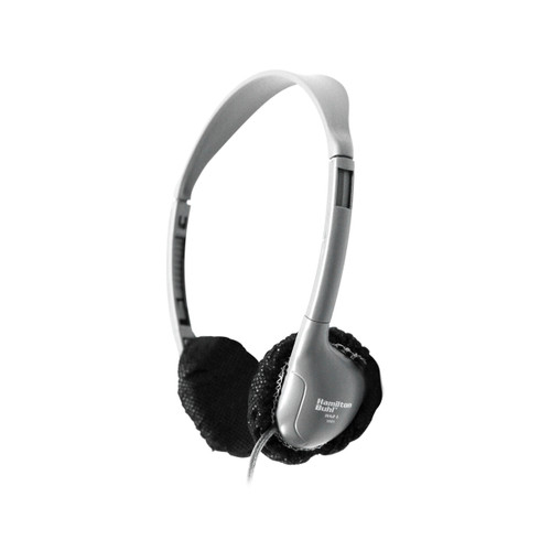 HygenX™ Sanitary, Disposable Ear Cushion Covers for 2.5" Personal-Sized Headphones and Headsets, 50 Pairs – BLACK