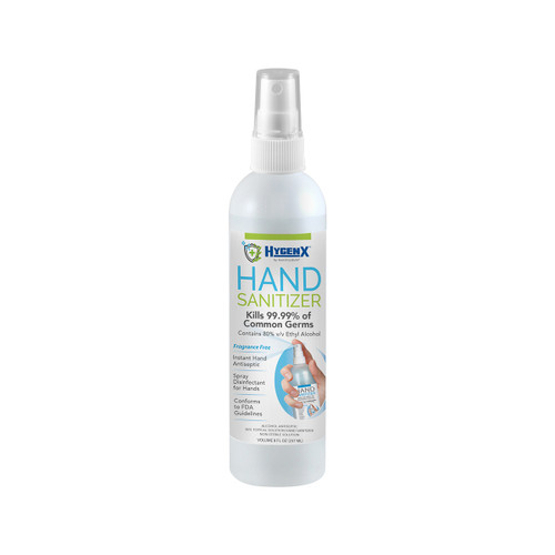 HygenX Hand Sanitizer Spray – 8 oz. Bottle