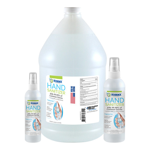 HygenX Hand Sanitizer Spray – 8 oz. Bottle