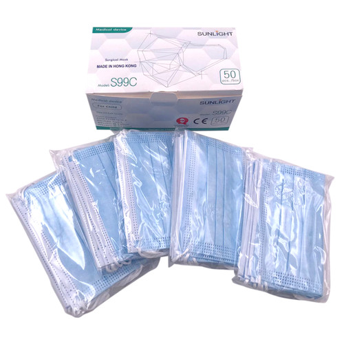 HygenX™ Kid's Face Masks – FDA Listed – 3,000 pcs. Master Carton