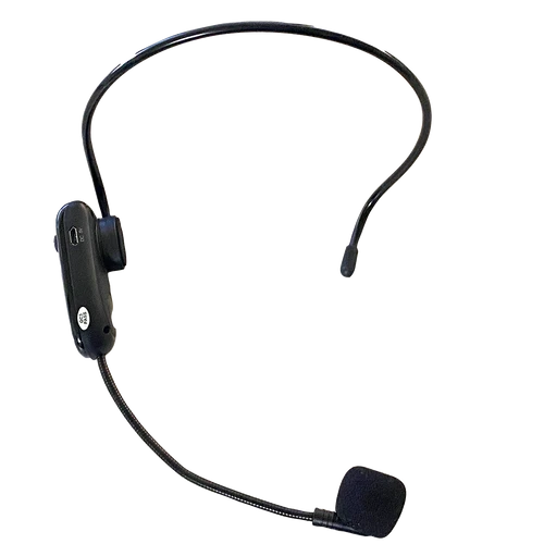 Head-Worn Wireless Microphone Accessory for Amp-Up PA-25W