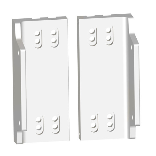 Power-Pole Dual Side-Mount Adapters f\/All Outboards - White [PKD-MTOS-PLT-WT]