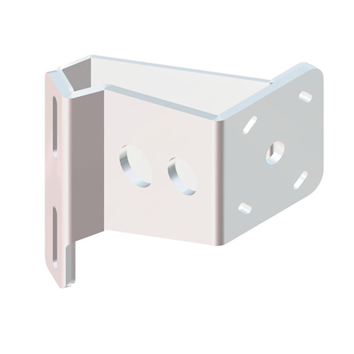 Power-Pole Braced Kit - S-5-4 Starboard - White [PKB-S-5-4-S-WT]