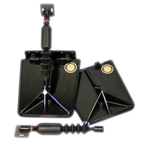 Lectrotab Smart Tab SX Composite Trim Tabs 9.5 x 10 f\/15-18 Boat w\/60 - 135HP - Black [SX9510-60]