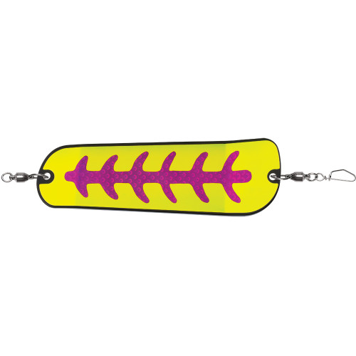 Luhr-Jensen Money Roll Flasher - 8-1\/4" - Nuclear Carbon Glow [5860-008-1758]
