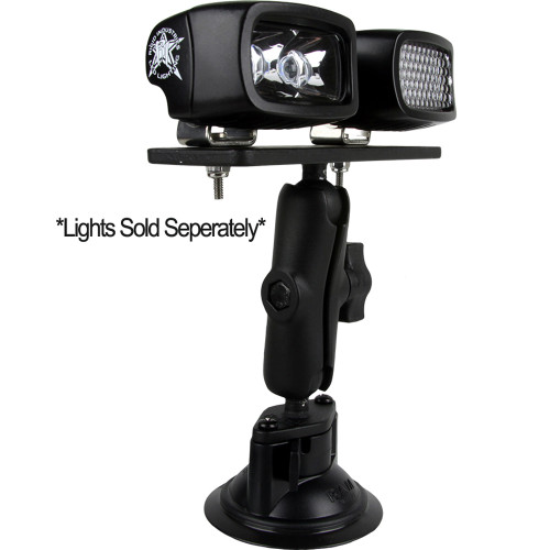 RIGID Industries RAM Suction 3.7" Arm - 6.25" x 2" Plate [40063]