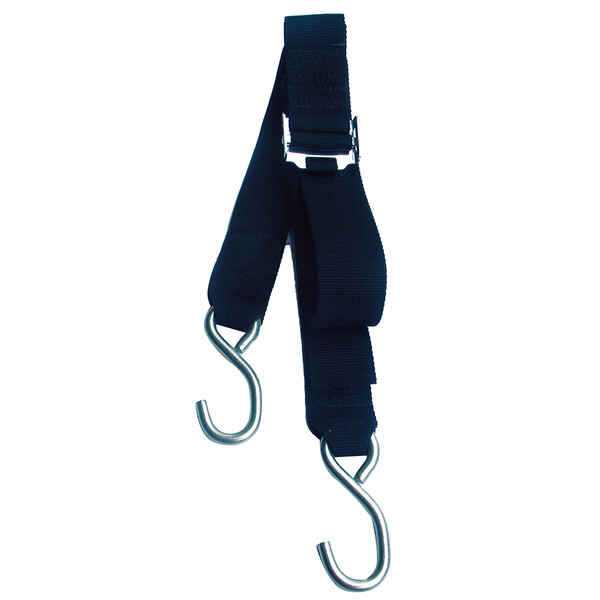 Rod Saver Stainless Steel Roller Buckle Gunwale Tie-Down - 2" x 16 [SS\/GW216]