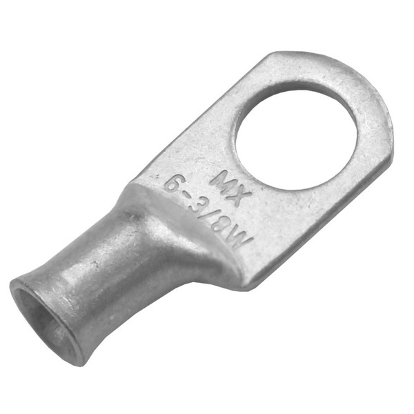 Pacer Tinned Lug 6 AWG - 3\/8" Stud Size - 2 Pack [TAE6-38R-2]