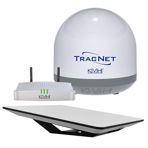 KVH Starlink Flat Panel Terminal w\/Wedge Mount - Gen 3 WiFi Router  25M (82') PoE Cable Included [72-1048\/01-0465]
