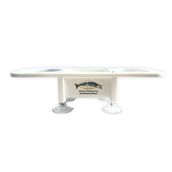 Deep Blue Marine Double Drink Holder w\/Center Storage [SB-2]