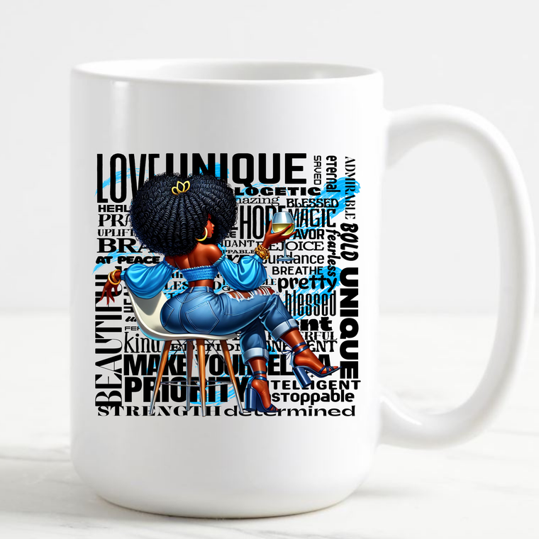 Unique Queen Blues Mug