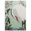 White Crane | Blank Greeting Card | LAGOM