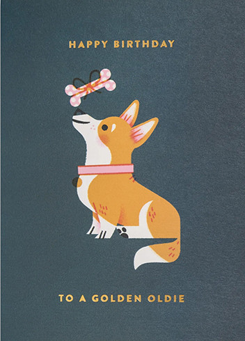 Golden Oldie | Birthday Greeting Card | LAGOM