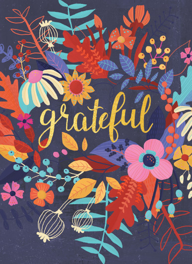 Grateful | Thanksgiving Greeting Card | CARTE