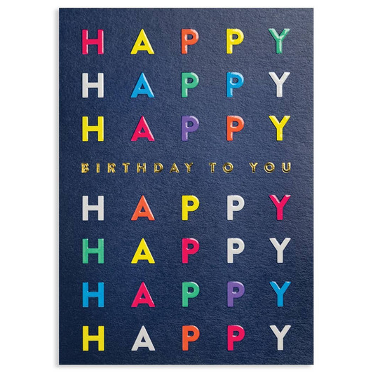 Happy Birthday | Birthday Greeting Card | LAGOM (7202)