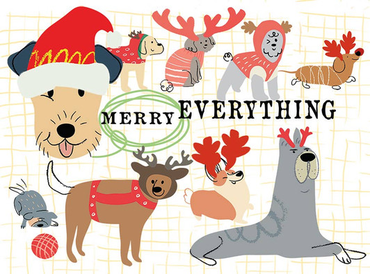 Happy Reindeer | Holiday Greeting Card | J&M MARTINEZ