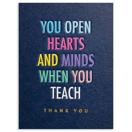 Hearts And Minds Teacher | Greeting Card | LAGOM