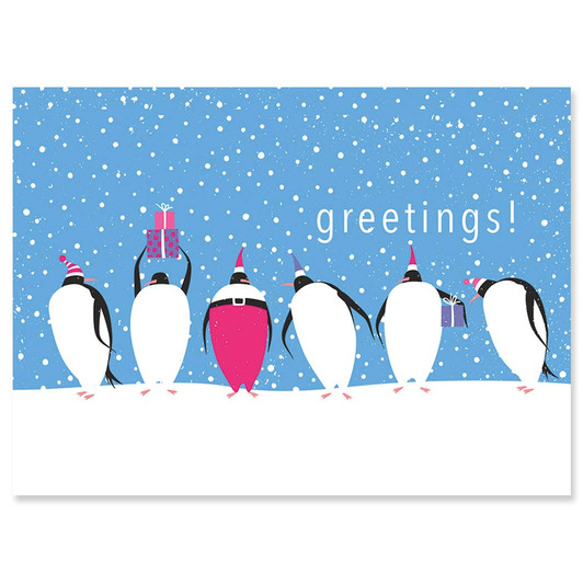 Holiday Penguins | Holiday Greeting Card | J&M MARTINEZ
