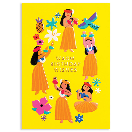 Hula Birthday | Birthday Greeting Card | LAGOM