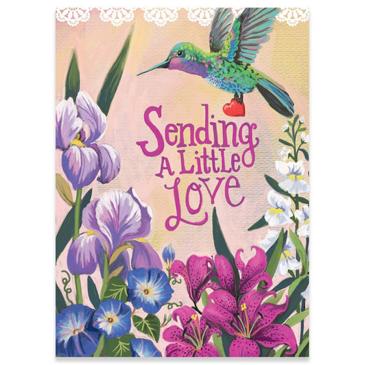 Hummingbird Love | Thinking Of You Greeting Card | CARTE