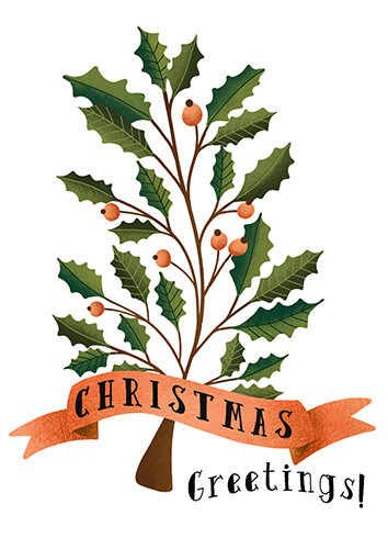 [BOXED SET] Jolly Holly | Holiday Greeting Cards | J&M MARTINEZ