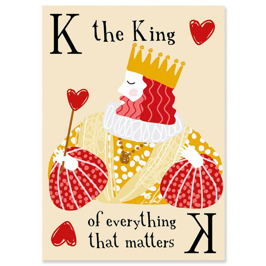King | Father's Day Greeting Card | J&M MARTINEZ