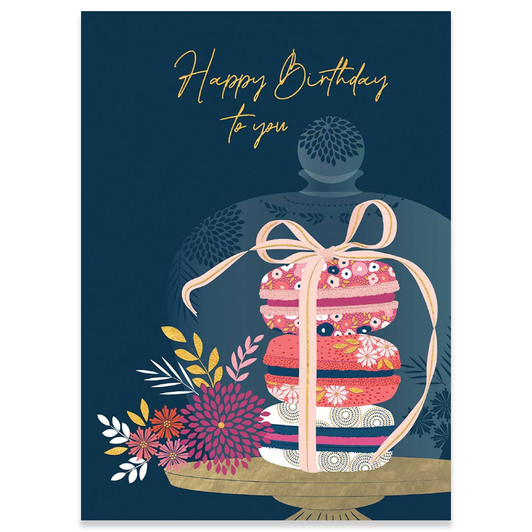 Macarons | Birthday Greeting Card | CARTE