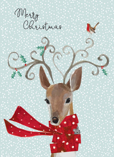 Merry Christmas, Deer | Holiday Greeting Card | CARTE