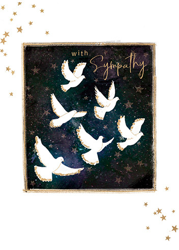 Midsummer Doves | Sympathy Greeting Card | CARTE
