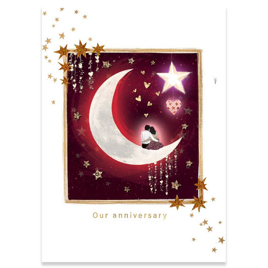 Midsummer Moon | Anniversary Greeting Card | CARTE