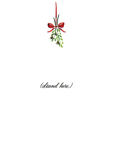 Mistletoe | Holiday Greeting Card | GALLARDOWORKS
