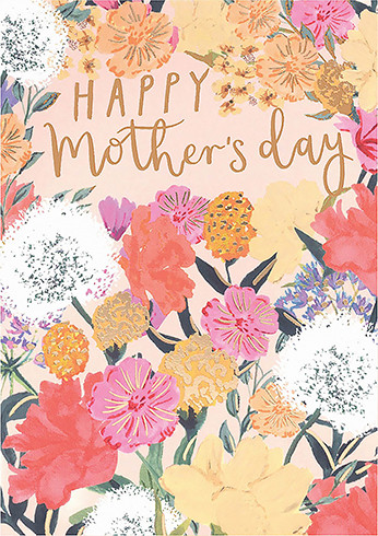 Mom Floral | Mother's Day Greeting Card | LOUISE TILLER