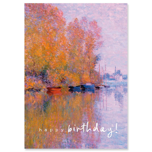Monet In Autumn | Birthday Greeting Card | J&M MARTINEZ