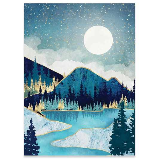 Morning Stars | Blank Greeting Card | CARTE