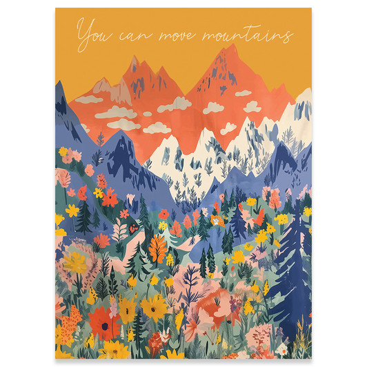 Mountains | Thinking Of You Greeting Card | CARTE