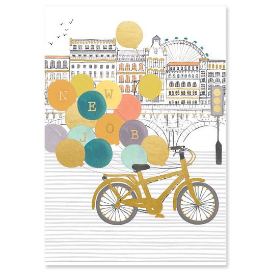 New Job Bike | Congratulations Card | CALYPSO CARDS