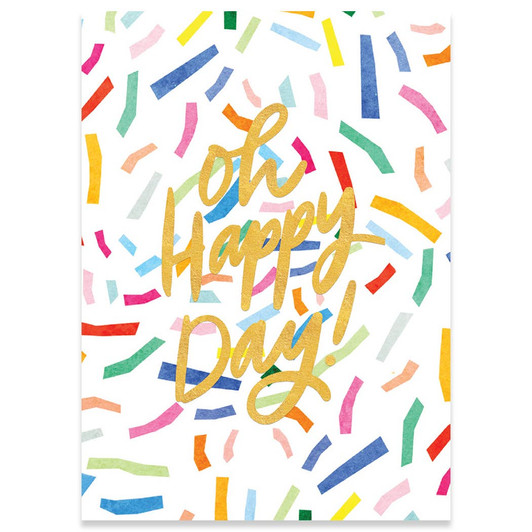 Oh Happy Day | Wedding Greeting Card | CARTE