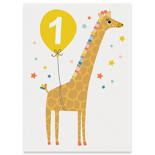 One | Birthday Greeting Card | CARTE