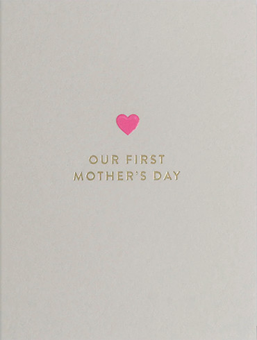 Our First | Mother's Day Greeting Card | LAGOM