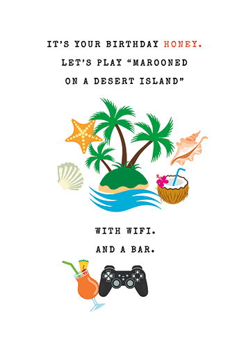 Pals Island | Birthday Greeting Card | J&M MARTINEZ