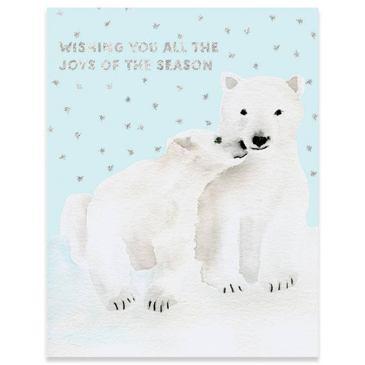 Polar Bears | Holiday Greeting Card | CARTE