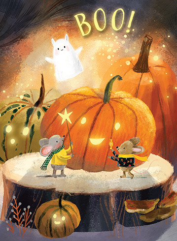 Pumpkin Dance | Halloween Greeting Card | CARTE