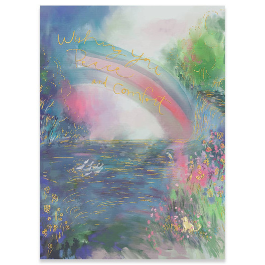 Rainbow | Sympathy Greeting Card | CARTE