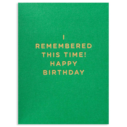 Remembered | Birthday Greeting Card | LAGOM