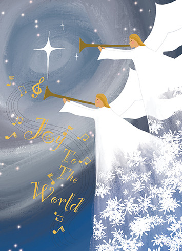 Angels | Holiday Greeting Card | CARTE