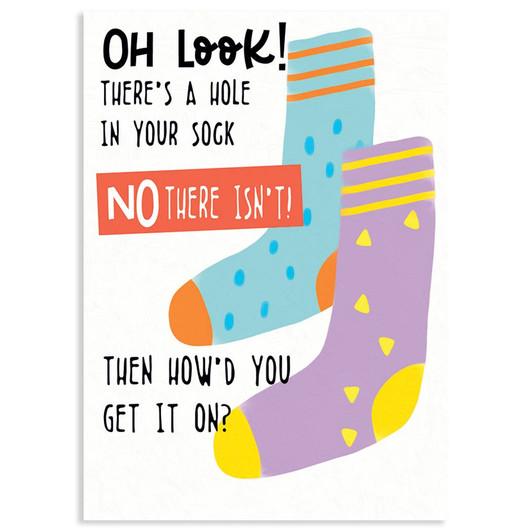 Simple Socks | Birthday Greeting Card | J&M MARTINEZ