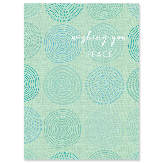 Aqua | Sympathy Greeting Card | J&M MARTINEZ