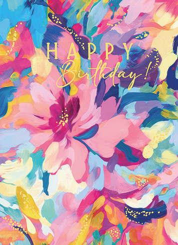 Splashy Garden | Birthday Greeting Card | J&M MARTINEZ