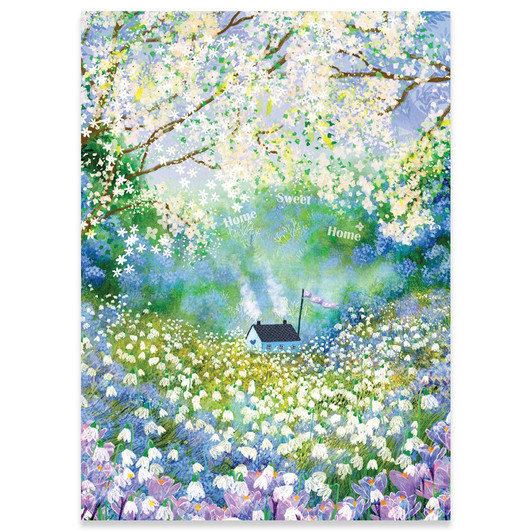Spring In Full Bloom | New Home Greeting Card | CARTE