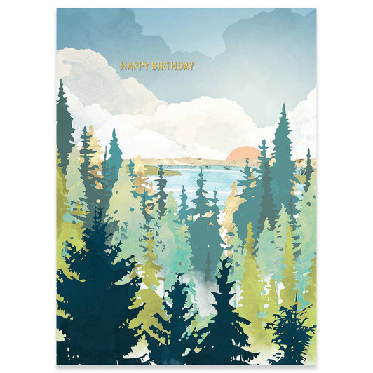 Summer View | Birthday Greeting Card | CARTE